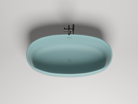 Ванна из искусственного камня Salini LUCE 100121MF 169х87 отдельностоящая овальная